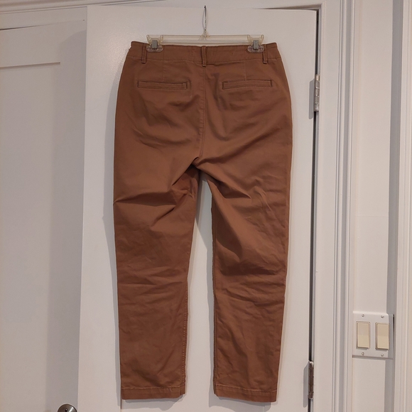LOFT Women's Size 2 The Monroe Slim Truffle Chino Pants - Picture 3 of 11